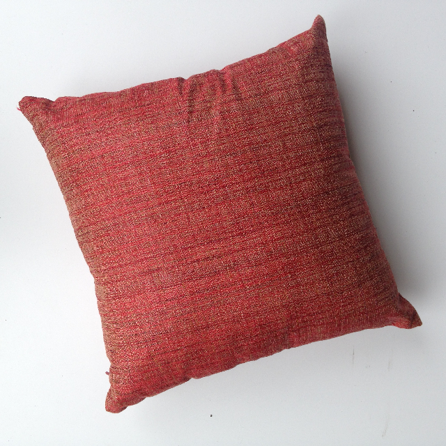 CUSHION, Orange Linen Blend